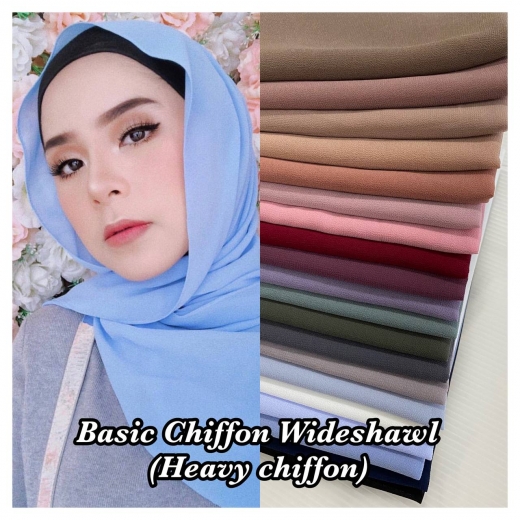 Basic Chiffon Wideshawl